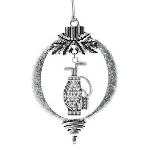 1.5 Carat Pave Golf Charm Christmas / Holiday Ornament
