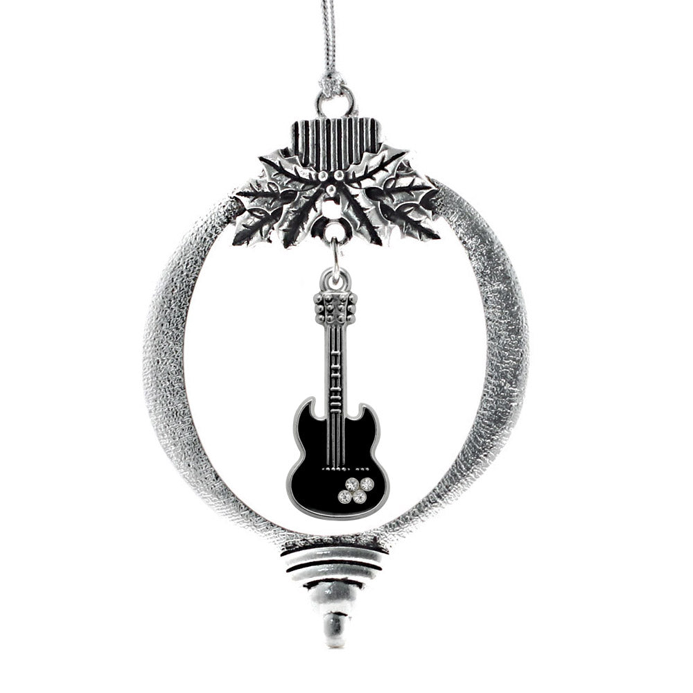 Half Carat Guitar Charm Christmas / Holiday Ornament