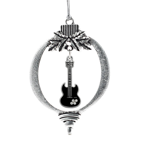 Half Carat Guitar Charm Christmas / Holiday Ornament