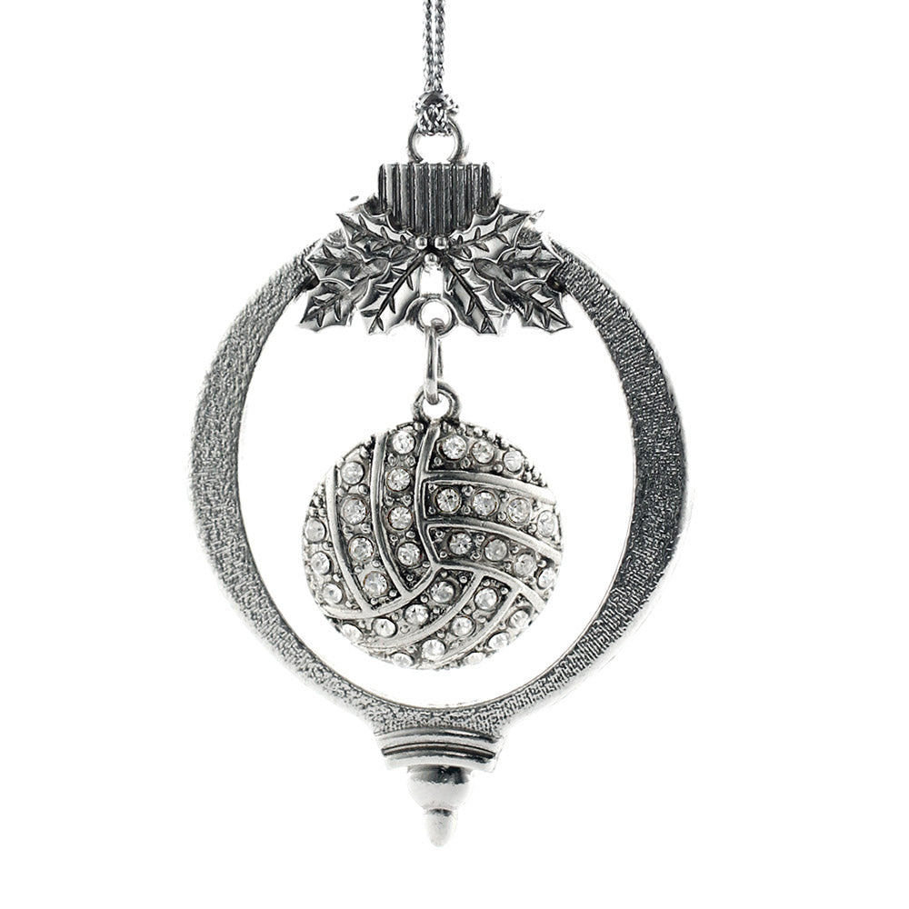 3.2 Carat Pave Volleyball Charm Christmas / Holiday Ornament