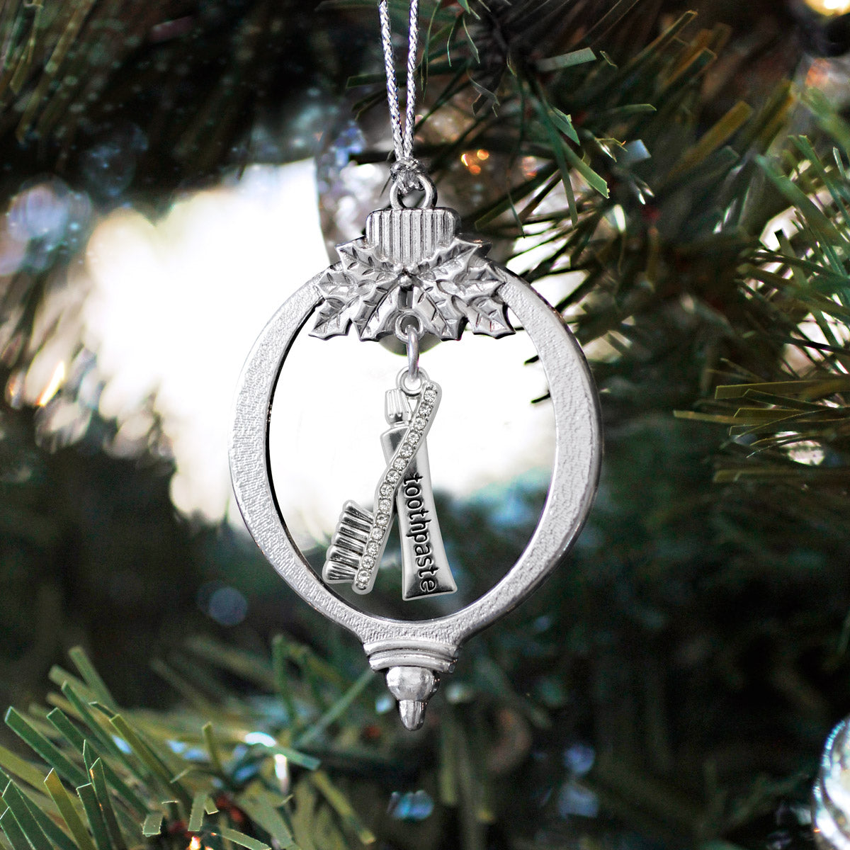 Half Carat Dental Charm Christmas / Holiday Ornament
