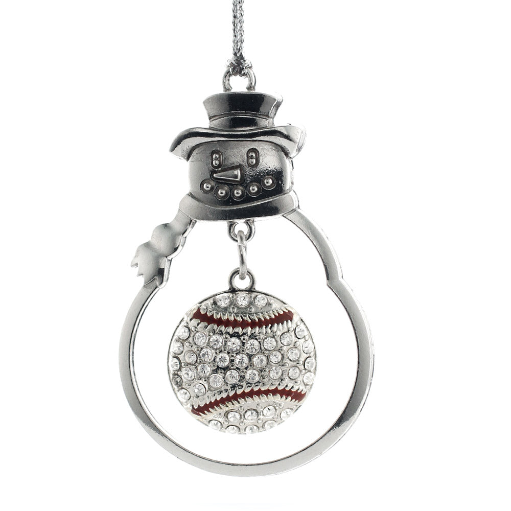 4.0 Carat Pave Baseball Charm Christmas / Holiday Ornament