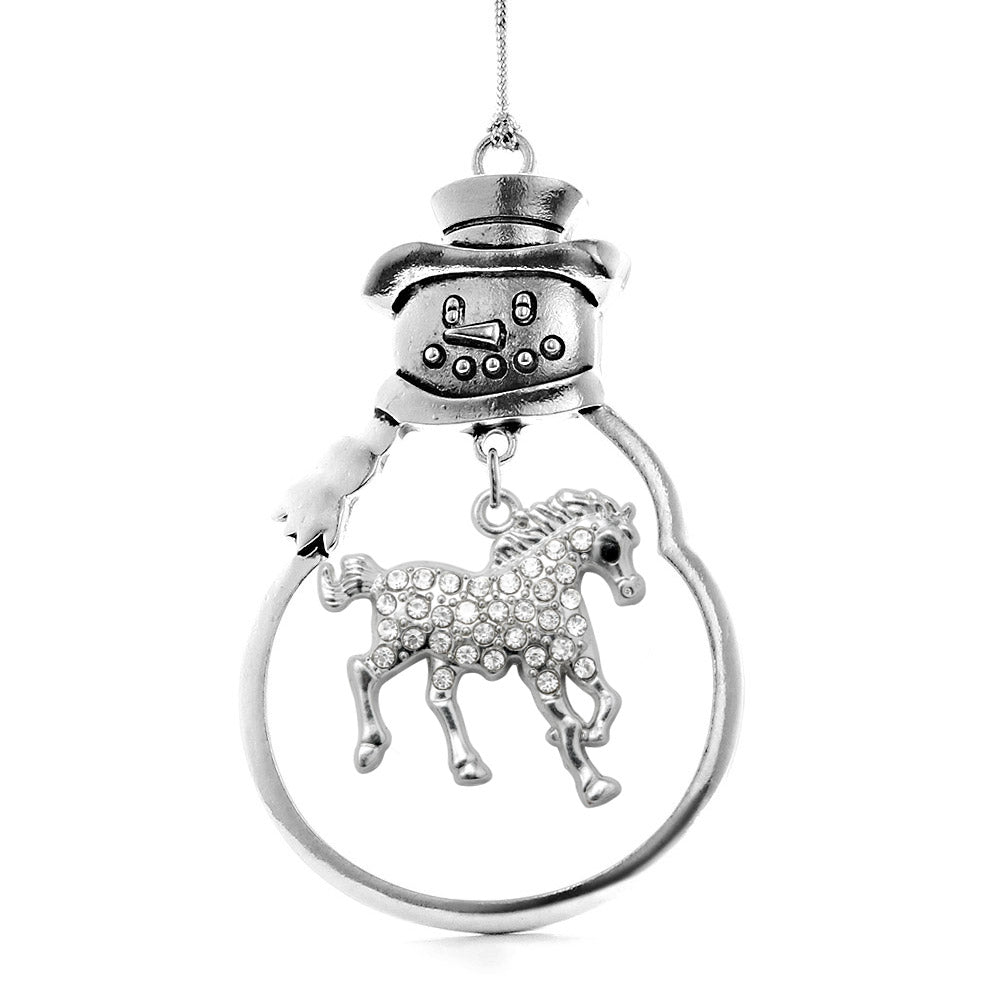 2.0 Carat Galloping Horse Charm Christmas / Holiday Ornament