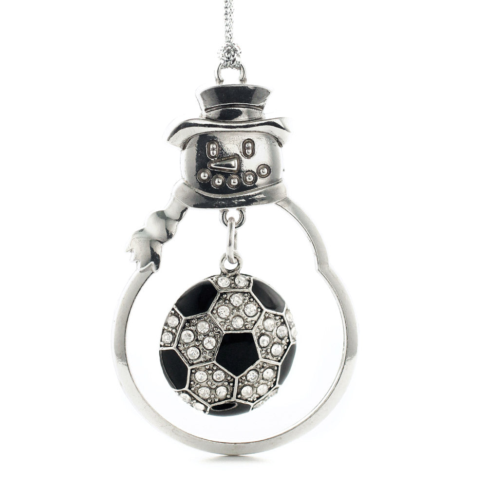 3.0 Carat Pave Soccer Ball Charm Christmas / Holiday Ornament