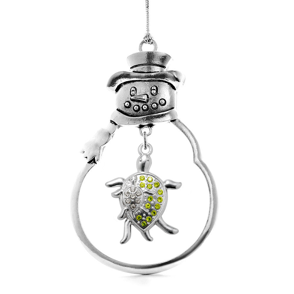 1.0 Carat Sea Turtle Family Charm Christmas / Holiday Ornament