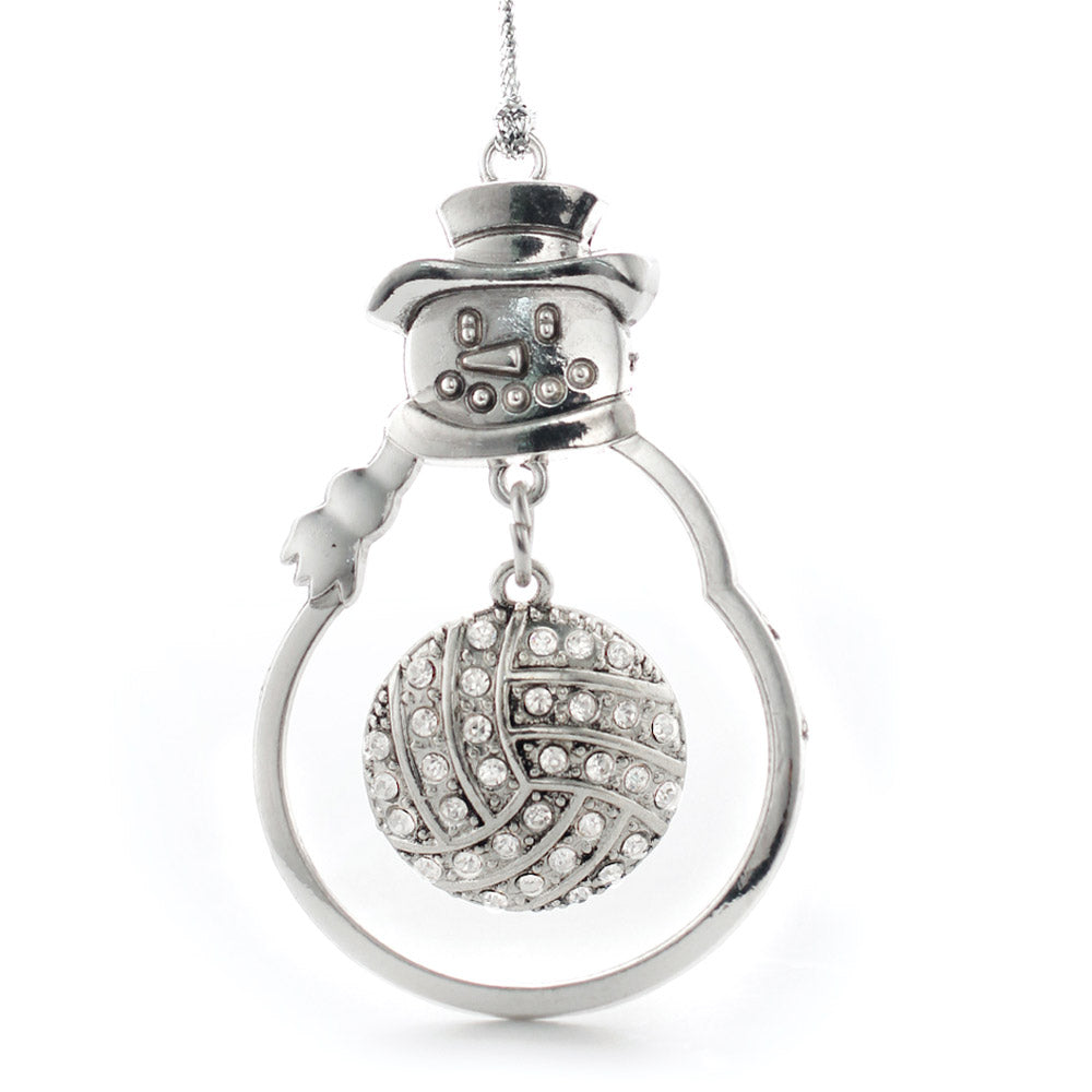 3.2 Carat Pave Volleyball Charm Christmas / Holiday Ornament