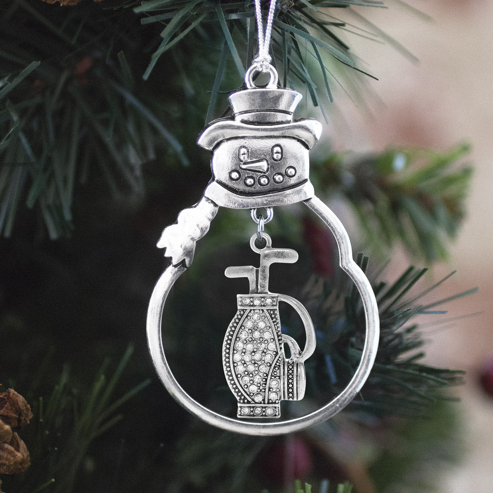 1.5 Carat Pave Golf Charm Christmas / Holiday Ornament
