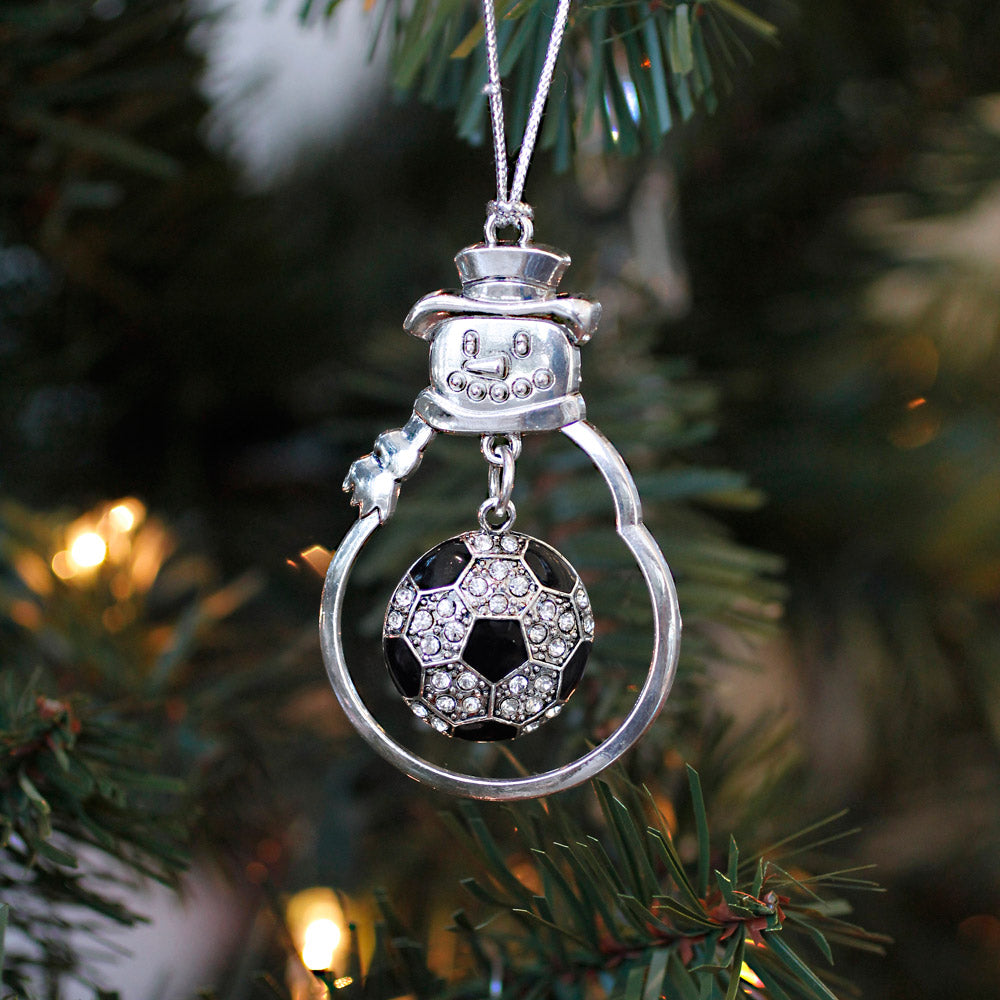 3.0 Carat Pave Soccer Ball Charm Christmas / Holiday Ornament