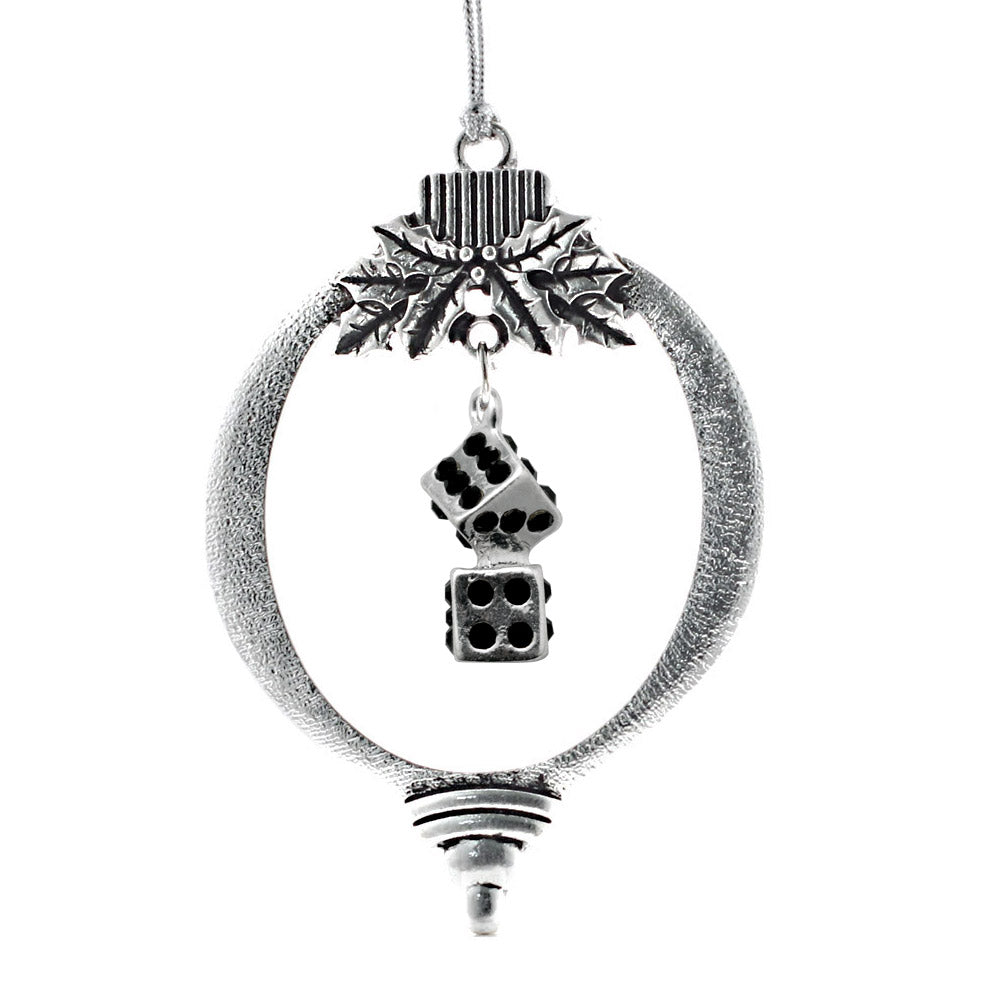 1.0 Carat Dice Charm Christmas / Holiday Ornament
