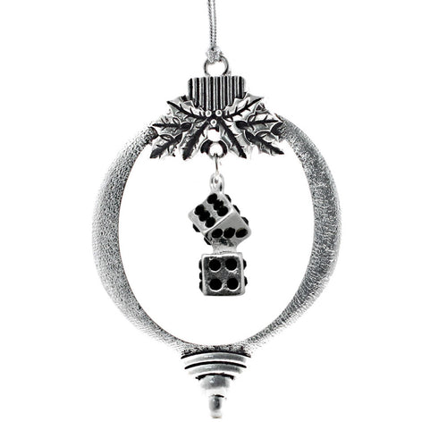 1.0 Carat Dice Charm Christmas / Holiday Ornament