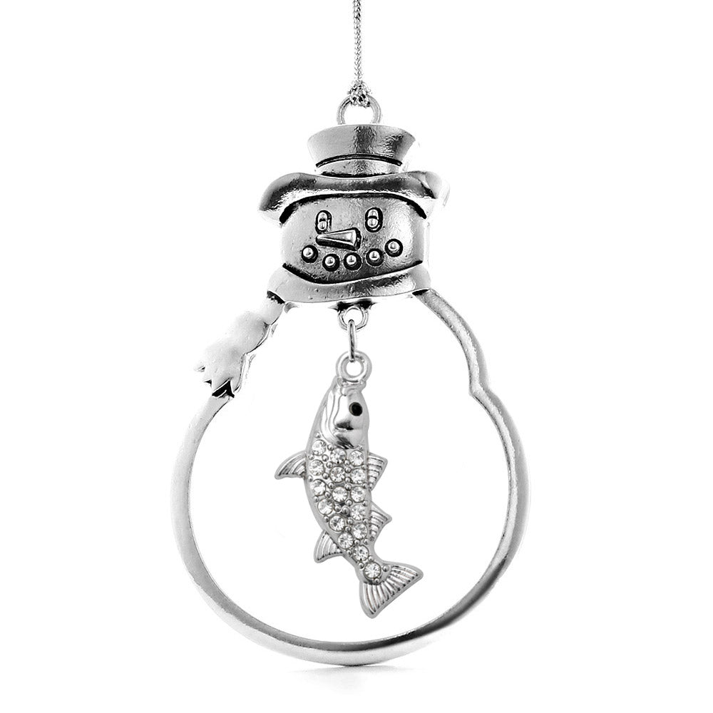 1.5 Carat Lucky Fish Charm Christmas / Holiday Ornament