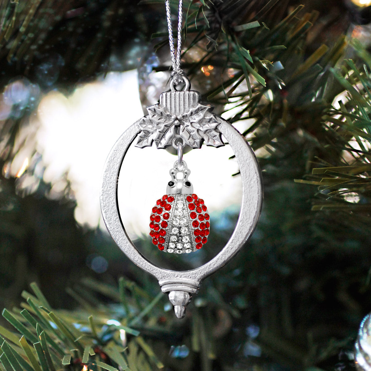 5.0 Carat Lady Bug Charm Christmas / Holiday Ornament