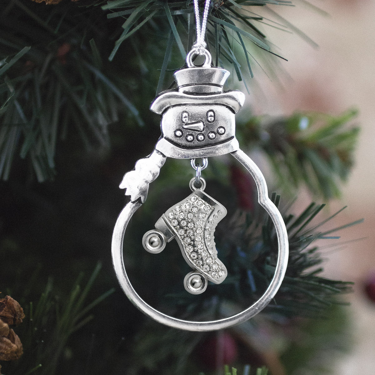 1.0 Carat Roller Skate Charm Christmas / Holiday Ornament