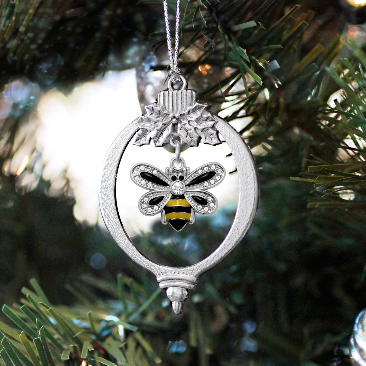 1.0 Carat Bumble Bee Charm Christmas / Holiday Ornament