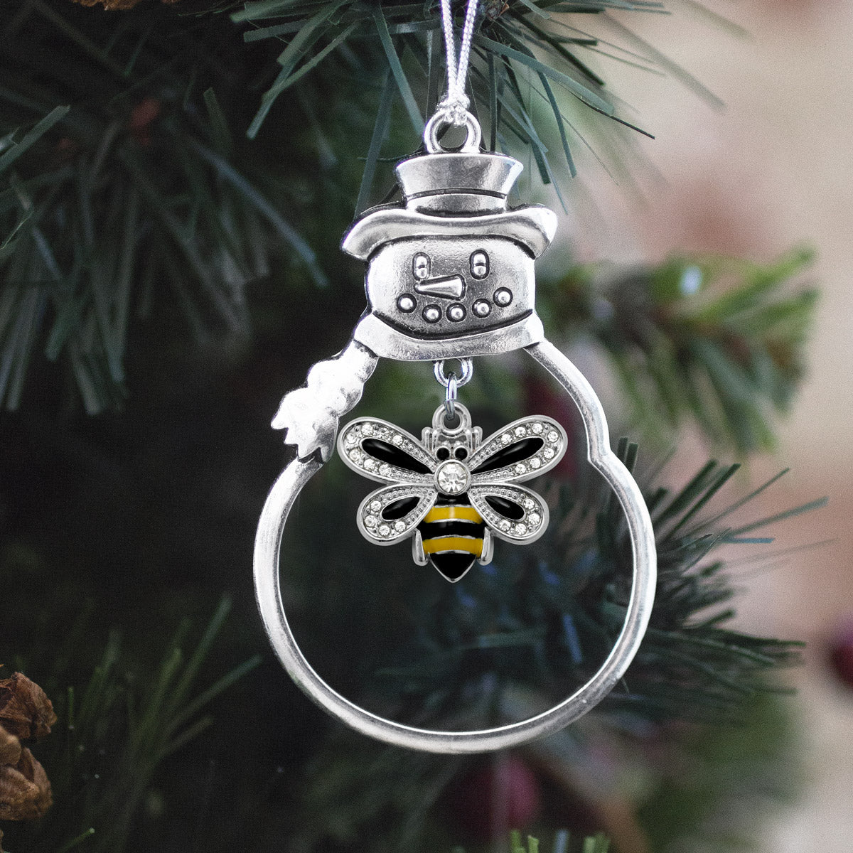 1.0 Carat Bumble Bee Charm Christmas / Holiday Ornament