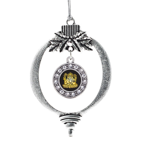 Ganesh Circle Charm Christmas / Holiday Ornament