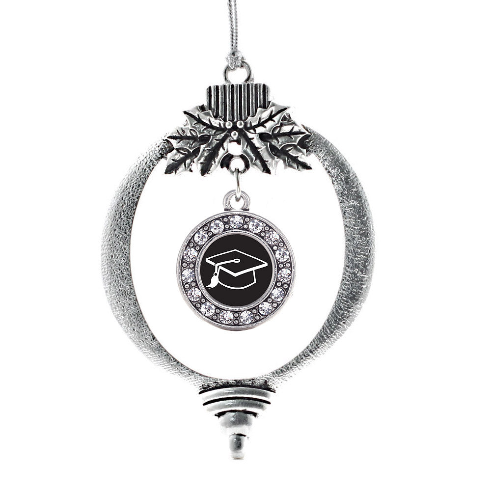 Graduation Circle Charm Christmas / Holiday Ornament