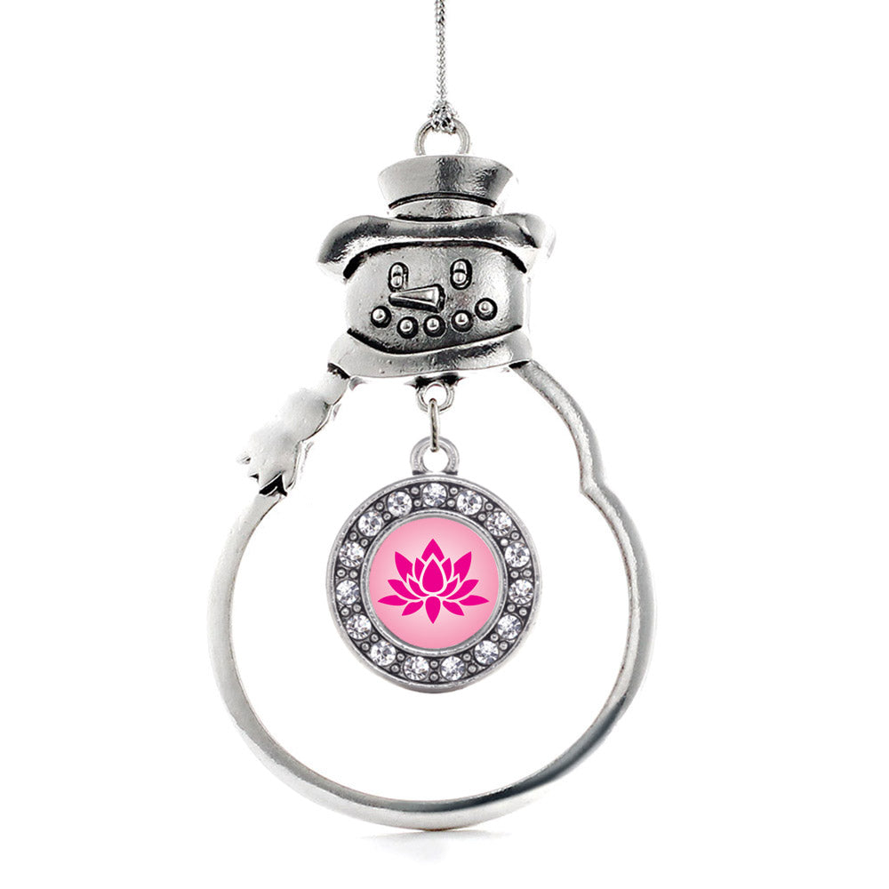 Lotus Circle Charm Christmas / Holiday Ornament