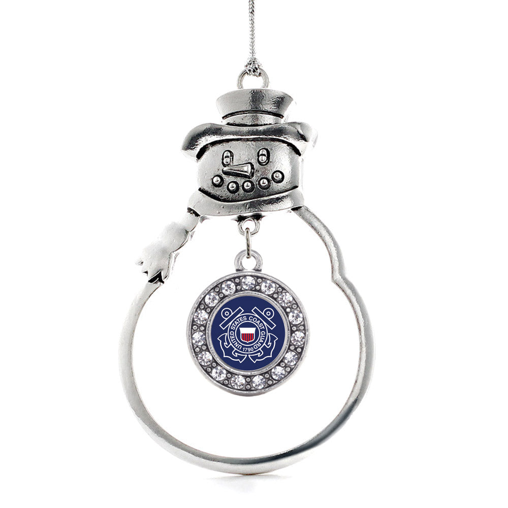 Coast Guard Symbol Circle Charm Christmas / Holiday Ornament
