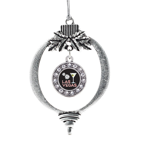 Las Vegas Circle Charm Christmas / Holiday Ornament