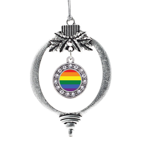 LGBT Pride Circle Charm Christmas / Holiday Ornament