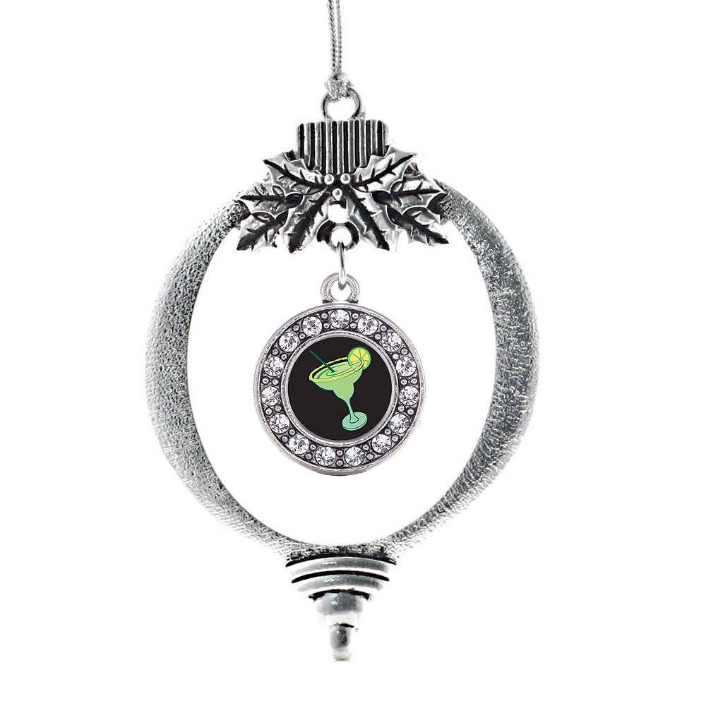 Margarita Lovers Circle Charm Christmas / Holiday Ornament