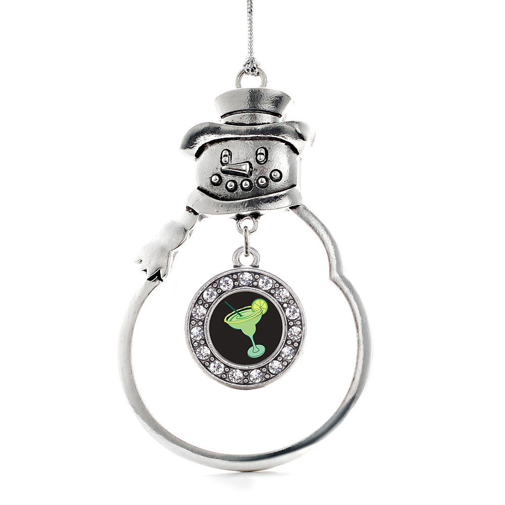 Margarita Lovers Circle Charm Christmas / Holiday Ornament