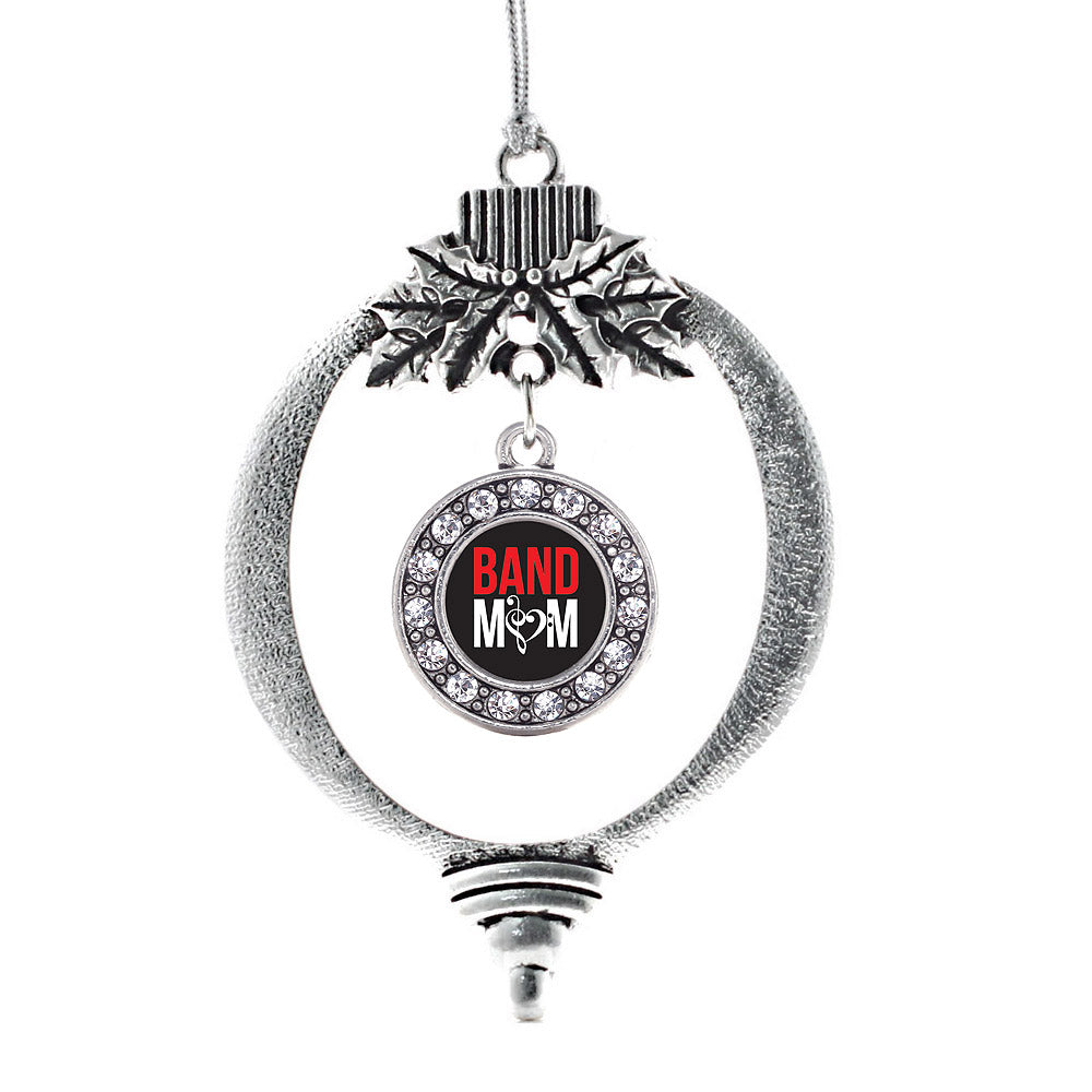 Band Mom Circle Charm Christmas / Holiday Ornament