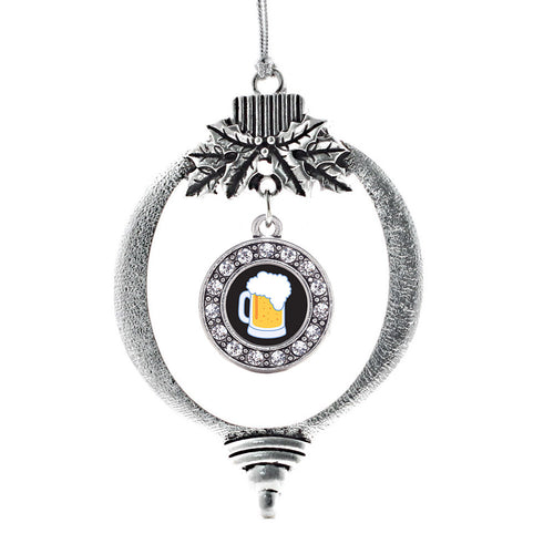 Beer Lovers Circle Charm Christmas / Holiday Ornament