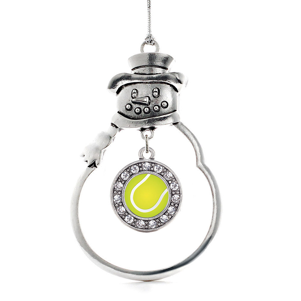 Tennis Circle Charm Christmas / Holiday Ornament