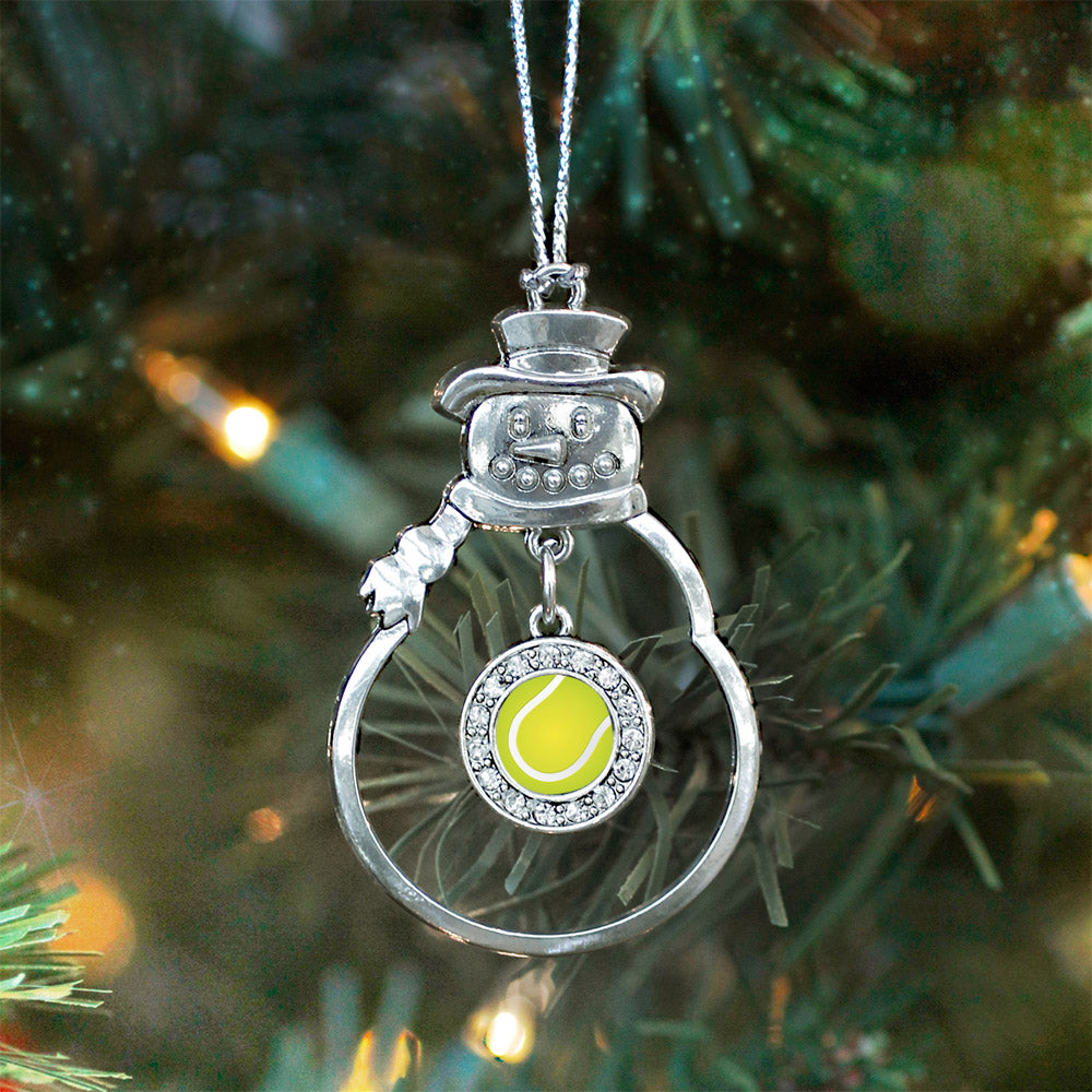 Tennis Circle Charm Christmas / Holiday Ornament