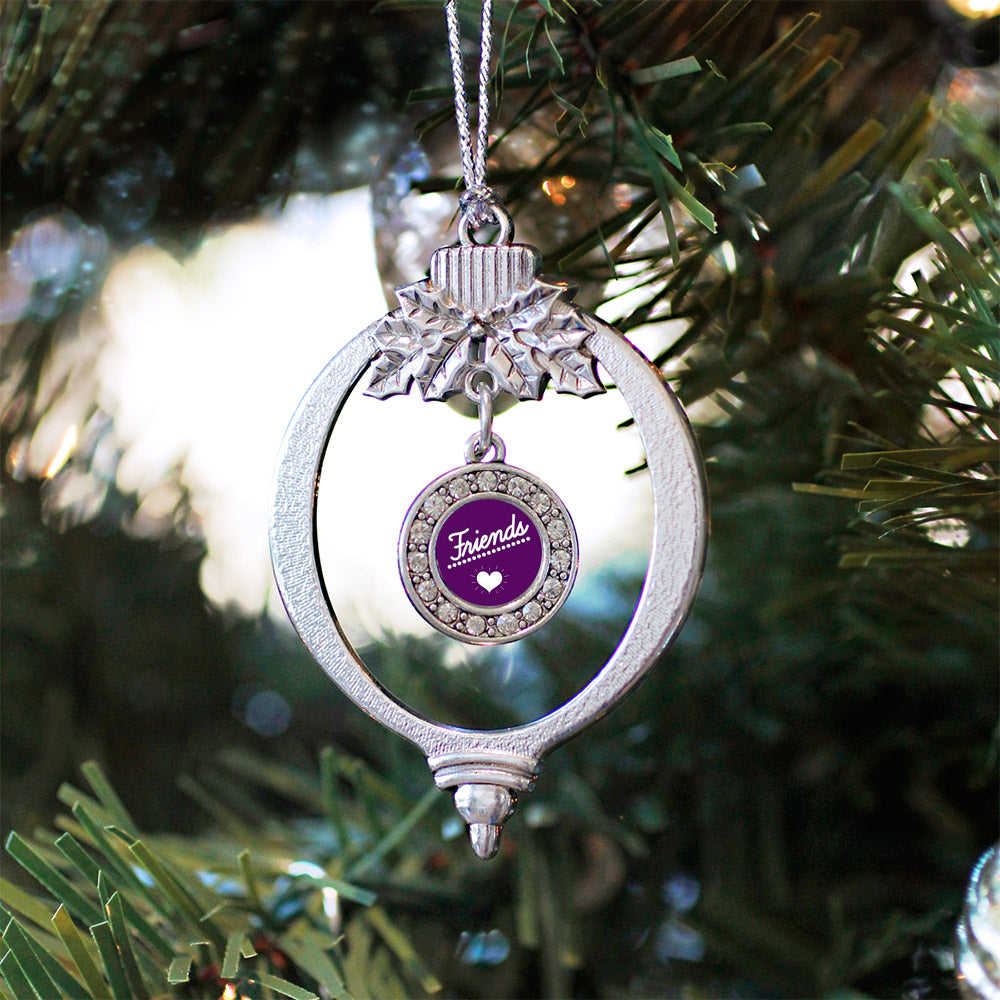 Best Friends - FRIENDS Circle Charm Christmas / Holiday Ornament