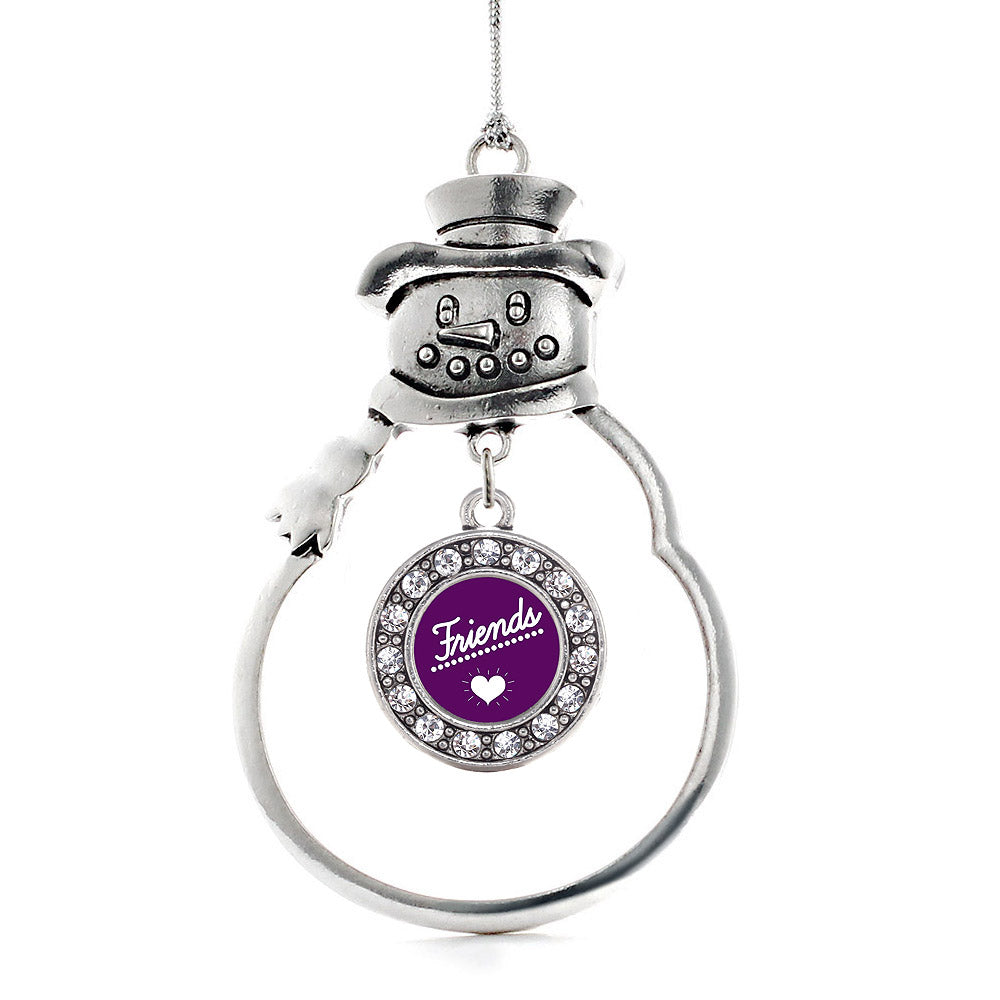 Best Friends - FRIENDS Circle Charm Christmas / Holiday Ornament