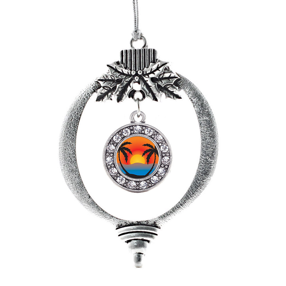 The Perfect Get-Away Circle Charm Christmas / Holiday Ornament