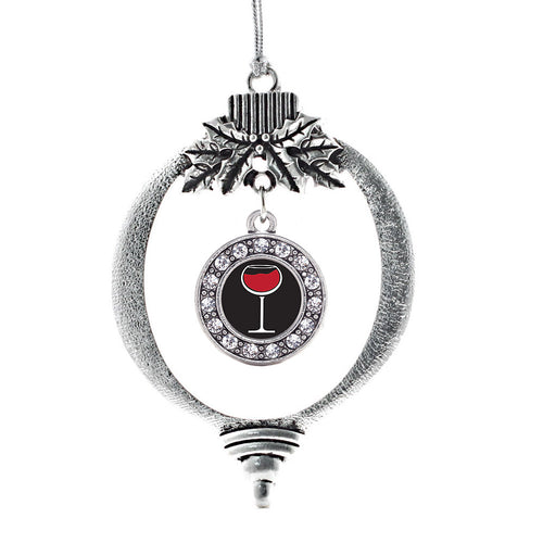 Wine Lovers Circle Charm Christmas / Holiday Ornament