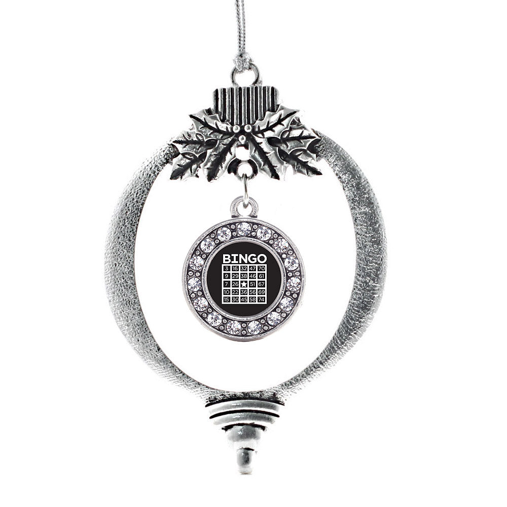 Bingo Circle Charm Christmas / Holiday Ornament
