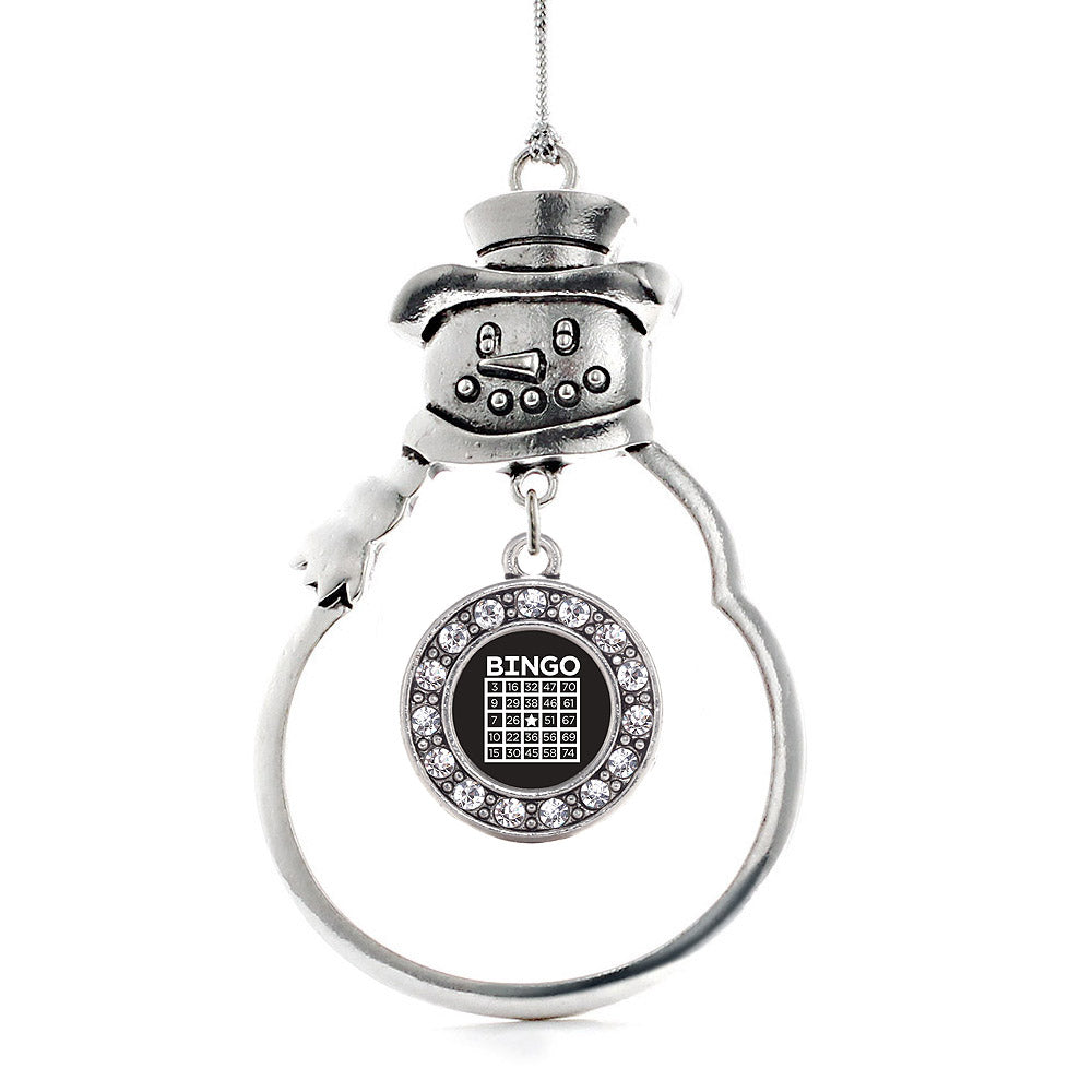 Bingo Circle Charm Christmas / Holiday Ornament