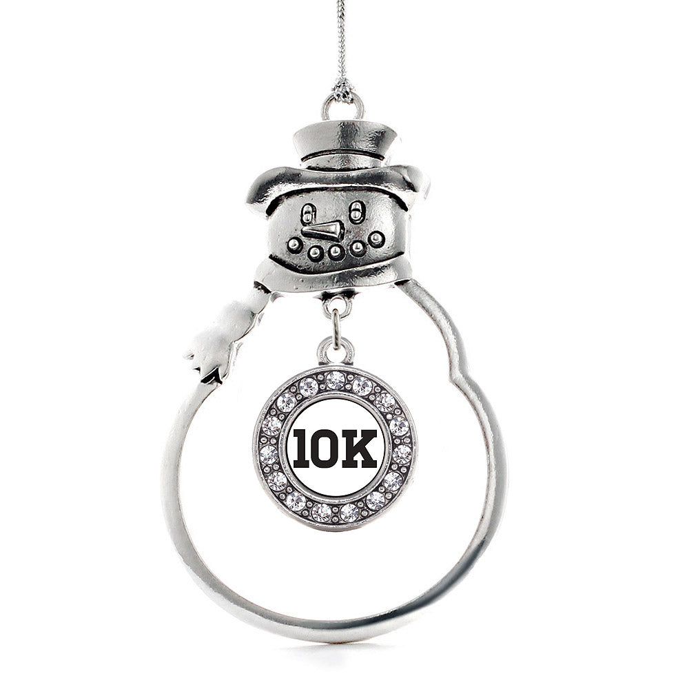 10k Runners Circle Charm Christmas / Holiday Ornament