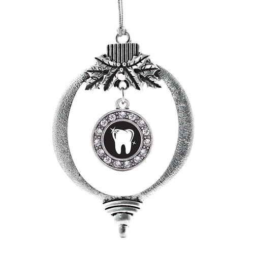 Shiny Tooth Circle Charm Christmas / Holiday Ornament