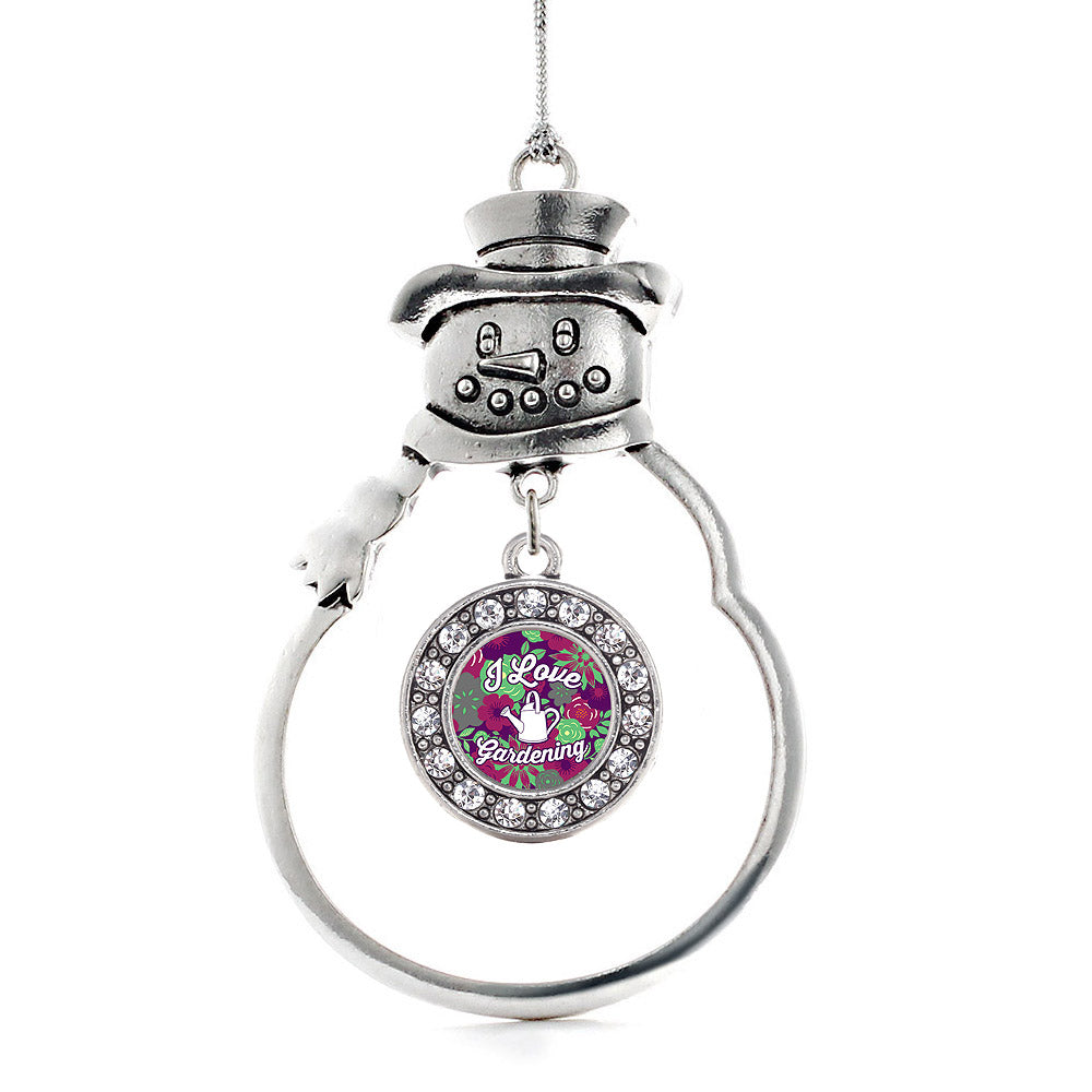 Love To Garden Circle Charm Christmas / Holiday Ornament