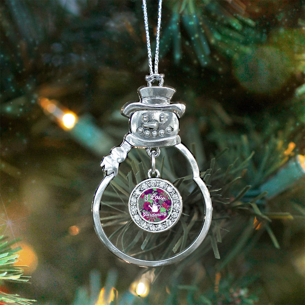 Love To Garden Circle Charm Christmas / Holiday Ornament