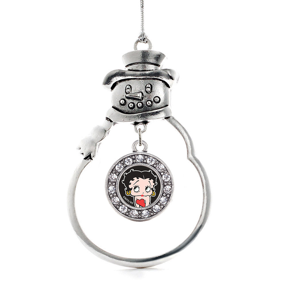 Betty Boop Circle Charm Christmas / Holiday Ornament