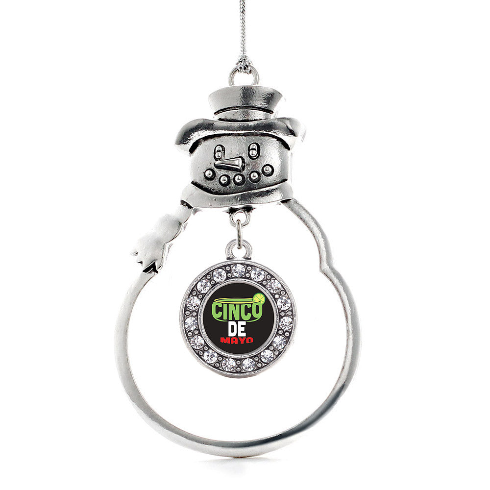 Cinco De Mayo Circle Charm Christmas / Holiday Ornament