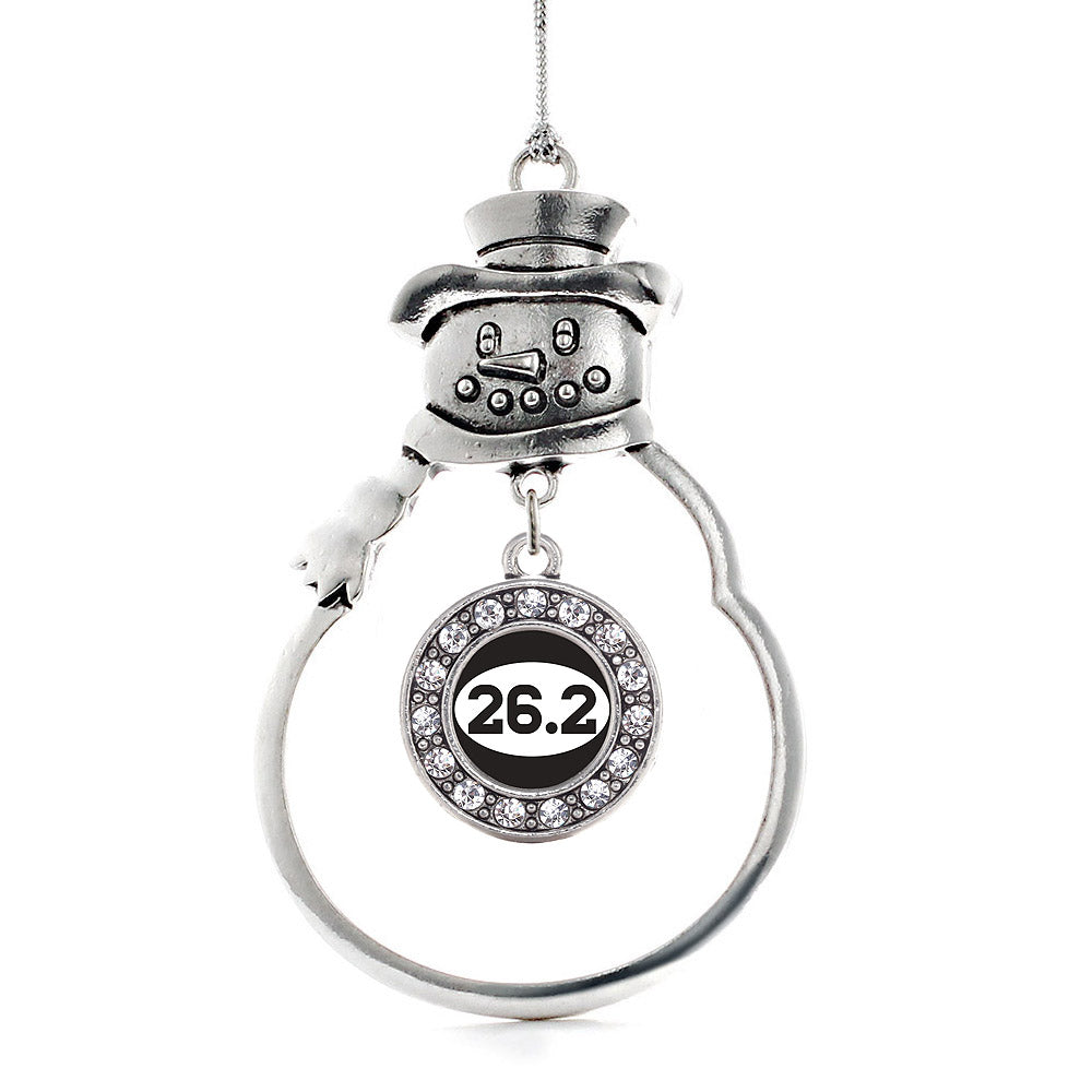 26.2 Runners Circle Charm Christmas / Holiday Ornament