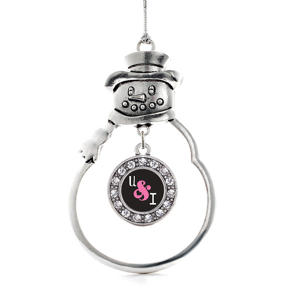 You and I Circle Charm Christmas / Holiday Ornament