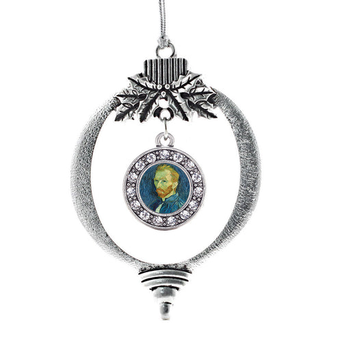 Vincent Van Gogh Circle Charm Christmas / Holiday Ornament