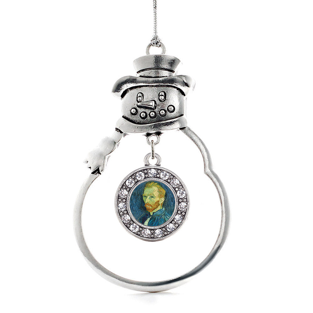 Vincent Van Gogh Circle Charm Christmas / Holiday Ornament