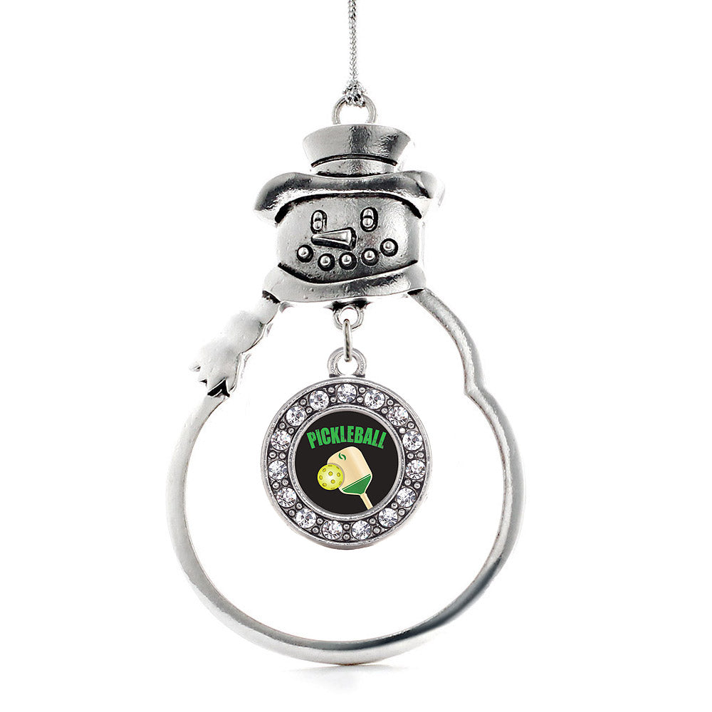 Pickleball Circle Charm Christmas / Holiday Ornament