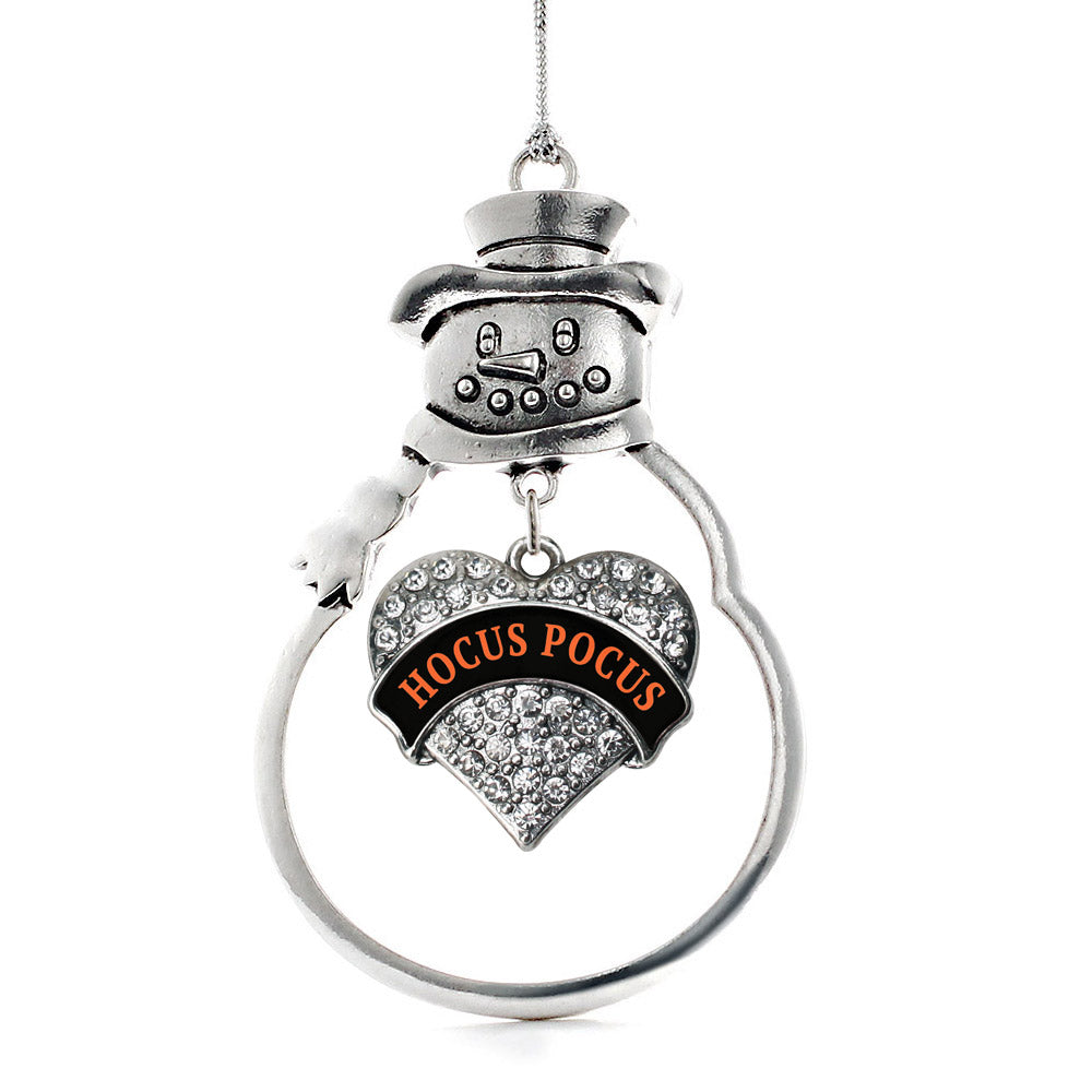 Hocus Pocus Pave Heart Charm Christmas / Holiday Ornament