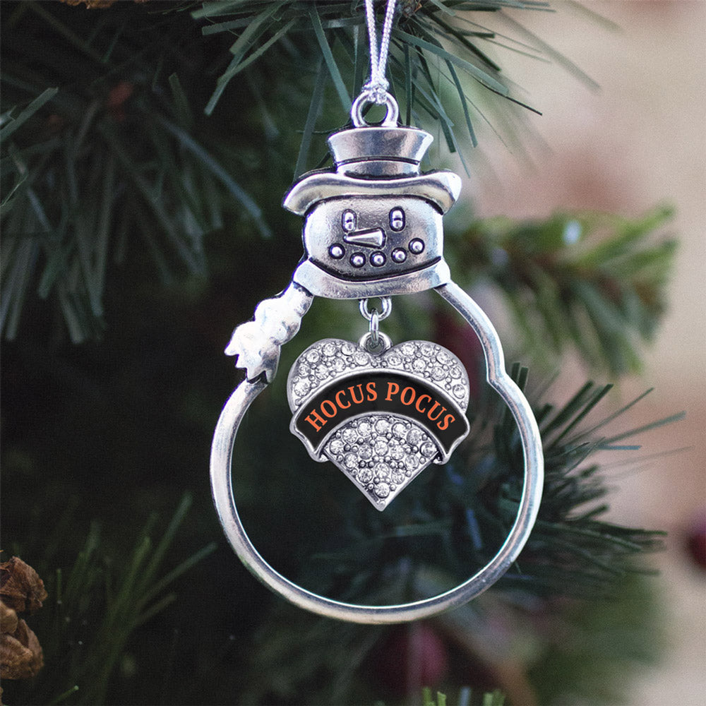 Hocus Pocus Pave Heart Charm Christmas / Holiday Ornament